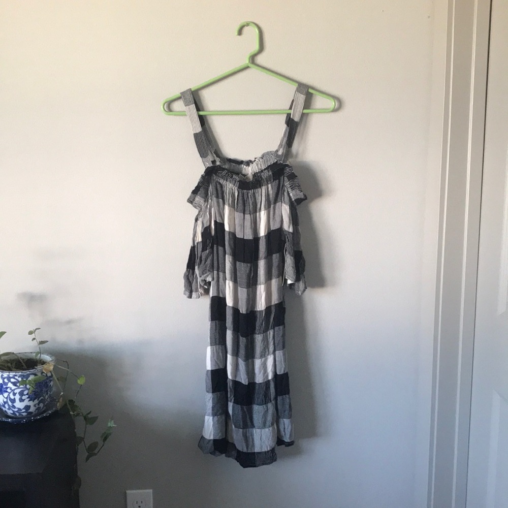 4OUR DREAMERS #dreamharder plaid dress. NWT.